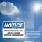 Signmission Payments And Co-Pays Are Due Before Services, 10 in W x Rectangle, Vinyl Decal OS-2PACK-NS-D-710-L-17157 - alternate 4